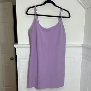 Abercrombie & Fitch Lilac Purple Athletic Dress with built in shorts size Large